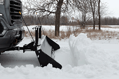 Lifting Snow Plow