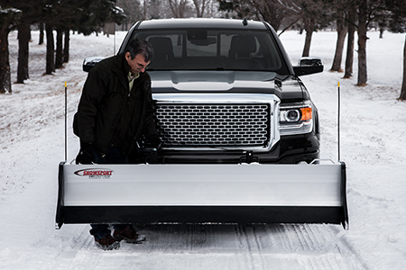 Transporting Snow Plow