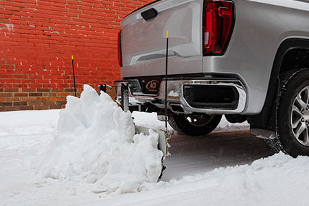 Plowing with SnowSport Utility Plow